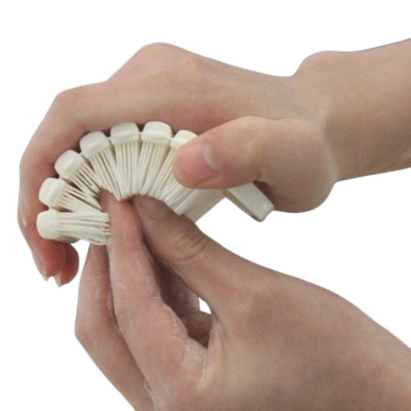CLEAN WORLD Flexible Bendable Hand Wash Brush | 20mm Bristle Scrub Cleaning Brush for Hand & Household Cleaning