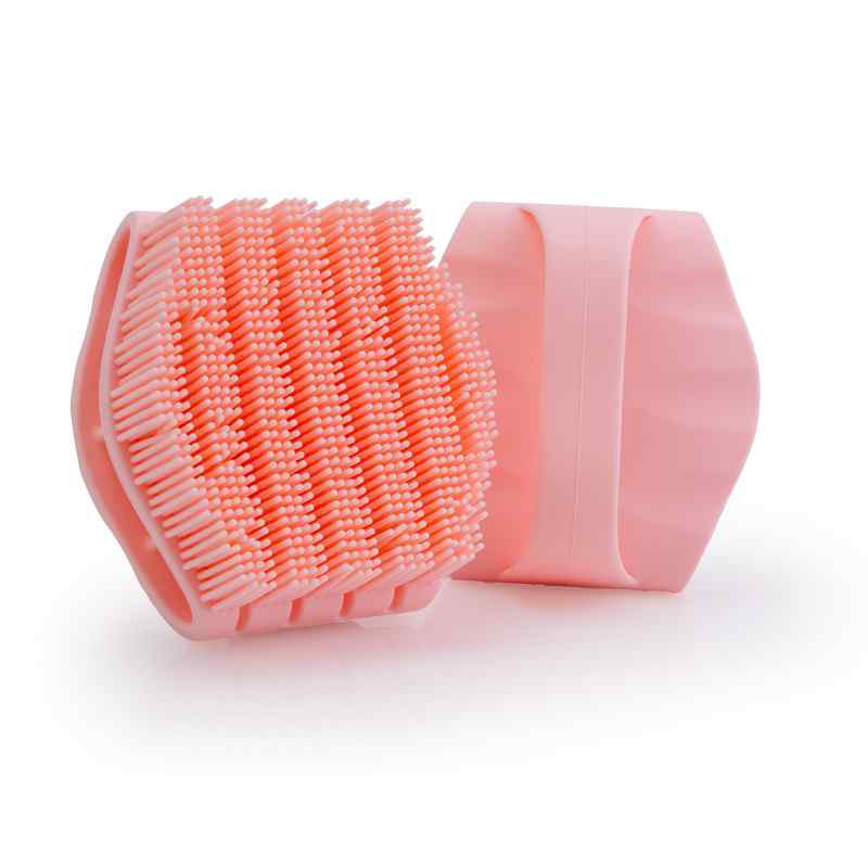 CLEAN WORLD Handheld Silicone Exfoliating Hand Brush | Gentle Skin Scrubber for All Skin Types Adult & Kids