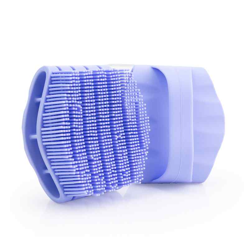 CLEAN WORLD Handheld Silicone Exfoliating Hand Brush | Gentle Skin Scrubber for All Skin Types Adult & Kids