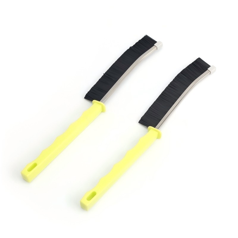 CLEAN WORLD Dryer brush, Dryer Vent Cleaning Brush Kit - 2 Pack, 16.5 Inch Heavy-Duty Lint Removal Tool, Refrigerator Coil & Crevice Cleaner Brush for Stubborn Lint, Trap Dust, and Pet Hair