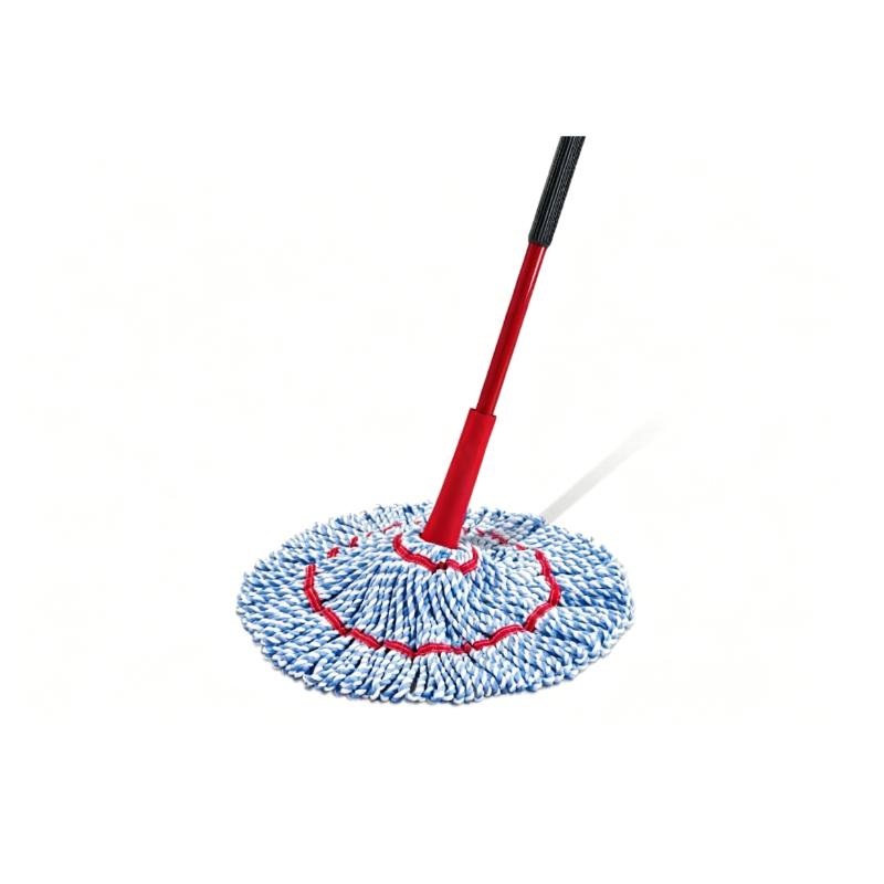CLEAN WORLD Microfiber Twist Mop | Features Hands-Free Wringing | Extra Large 18-Inch Mop Head | Safe on All Floor Types
