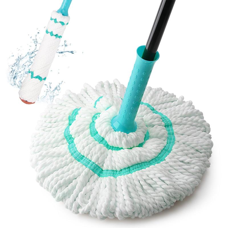 Clean World Long Handled Microfiber Floor Mop for Kitchen, Hardwood, Restaurant, Bathroom, Garages, Warehouses, Office