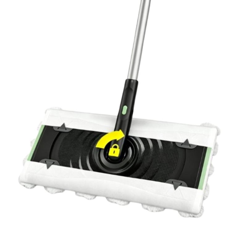 Clean World Mop Brush Multi-Surface Kit Durable Cleaning Tool for Hardwood, Tile, Marble & Laminate Floors, Home, Kitchen Cleaning Essentials