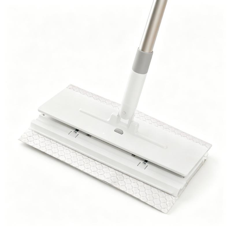 Clean World Universal Flat Mop with Adjustable Handle, Multi-Surface Cleaning Mop for Floors, Walls & Baseboards, Works with Any Cloth, Durable & Easy to Use