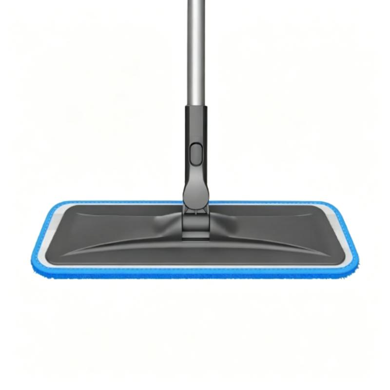 CLEAN WORLD Premium Microfiber Floor Mop - 360° Swivel Flat Mop for Hardwood, Laminate, Tile & Vinyl Floors, Ideal for Home, Kitchen & Bathroom Cleaning