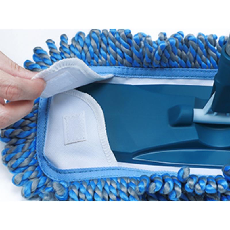 CLEAN WORLD Adjustable Microfiber Dust Mop, Wet & Dry Floor Cleaning Mop for Hardwood, Tile, Vinyl & Laminate Floors