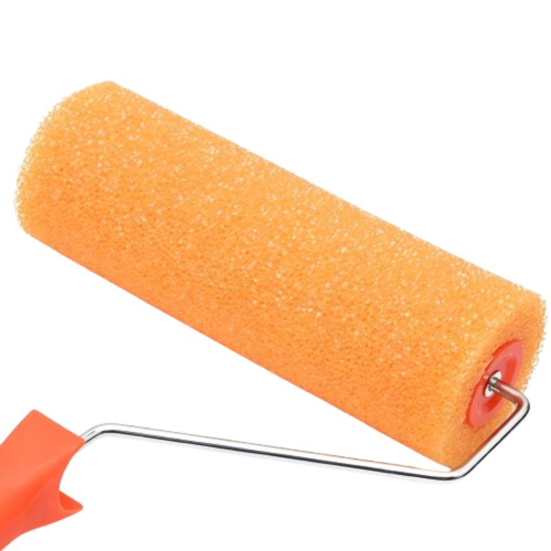 CLEAN WORLD 9" Textured Sponge Paint Roller, Industrial DIY Stippling Brush for Wall & Ceiling Pattern Painting
